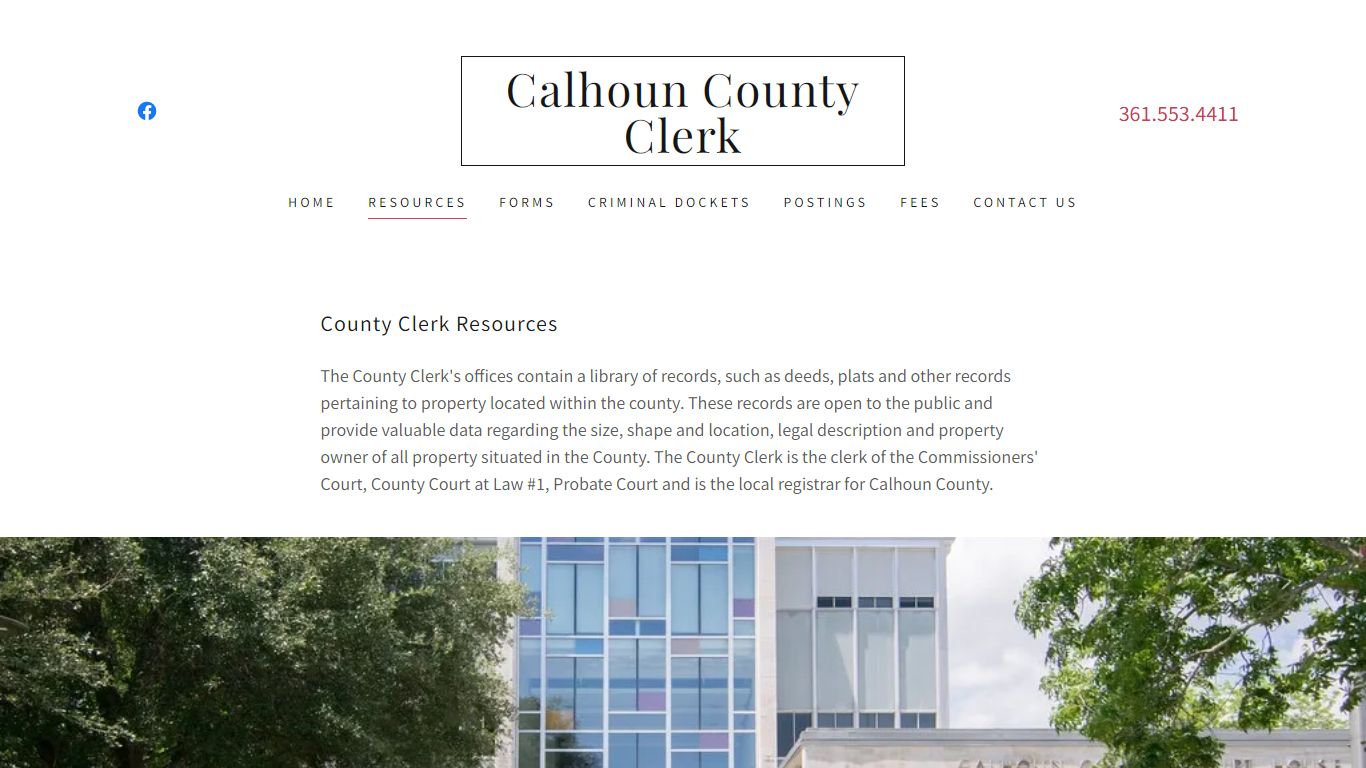 Calhoun County Clerk - Resources - Port Lavaca, Texas