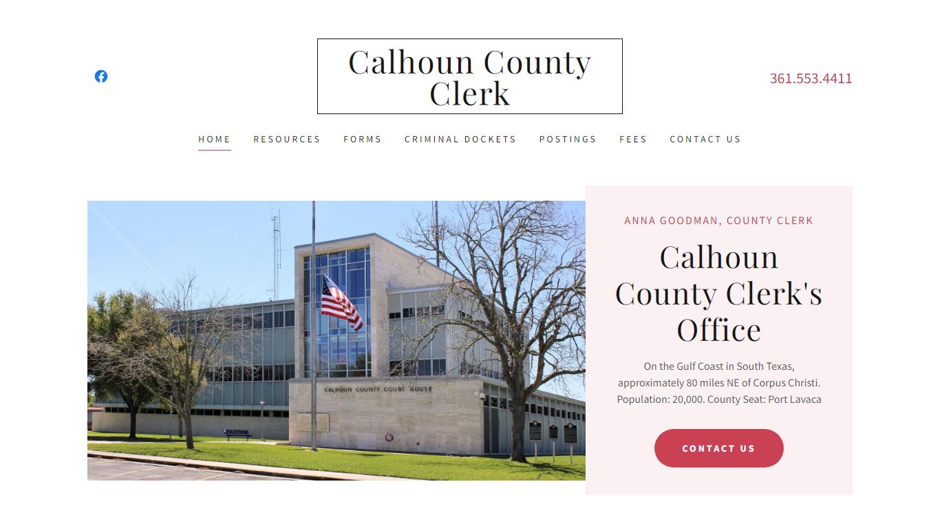 Calhoun County Clerk - Calhoun County - Port Lavaca, Texas