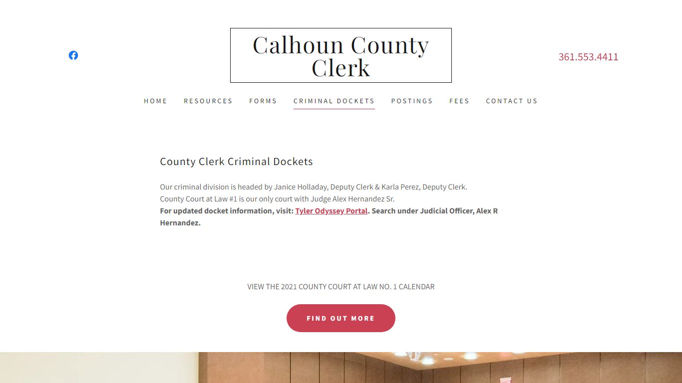 Calhoun County Clerk - Docket - Port Lavaca, Texas